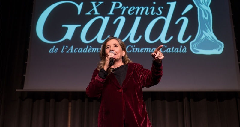 Isona Passola, presidenta de la Academia de Cine Catalán. Foto : Marc Medina