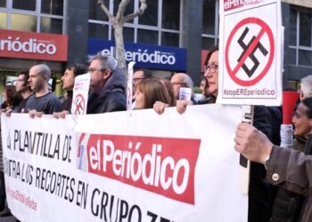 Trabajadores de 'El Periódico'