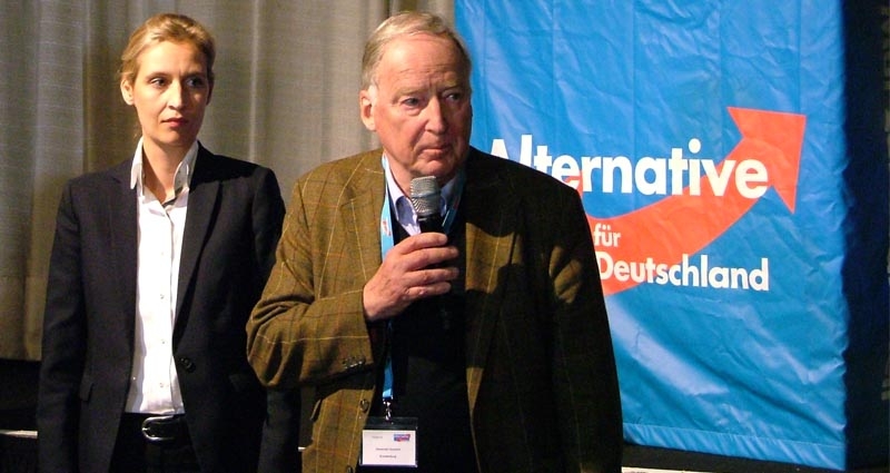 Alice Weidel y Alexander Gauland, líderes del AfD