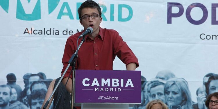 Íñigo Errejón, diputado de Podemos