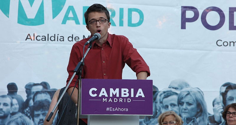 Íñigo Errejón, diputado de Podemos