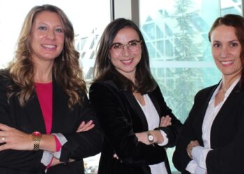 De izq a drcha: Raquel Hernández, Carla Sebastián y Raquel Román