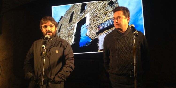 Jordi Évole y Mario López (director de Antena de laSexta) en una imagen de archivo