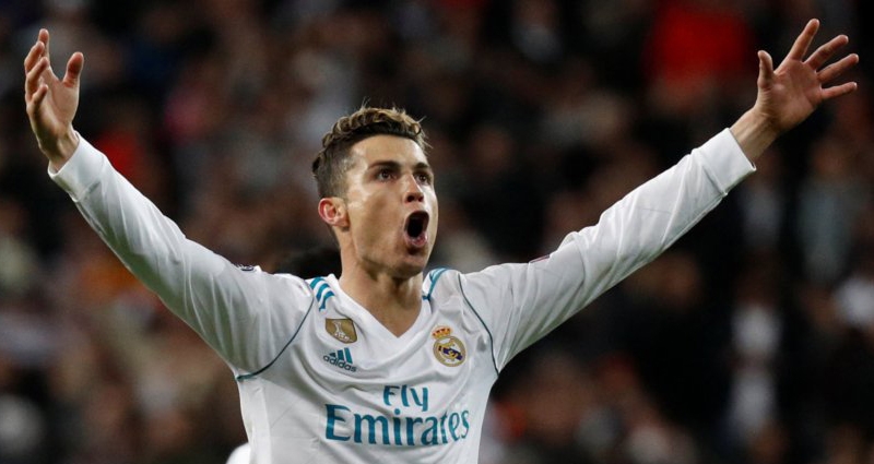 Cristiano Ronaldo celebrando un gol