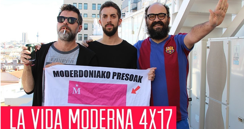 Quequé, David Broncano e Ignatius Farray, presentadores de 'La vida moderna'