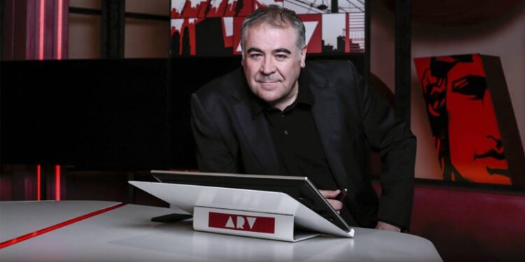 Antonio García Ferreras al frente de 'Al rojo vivo'