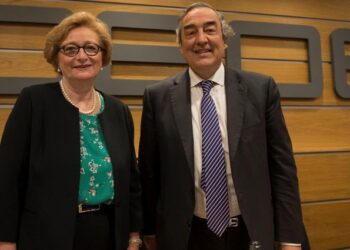 Montse Tarrés y Juan Rosell