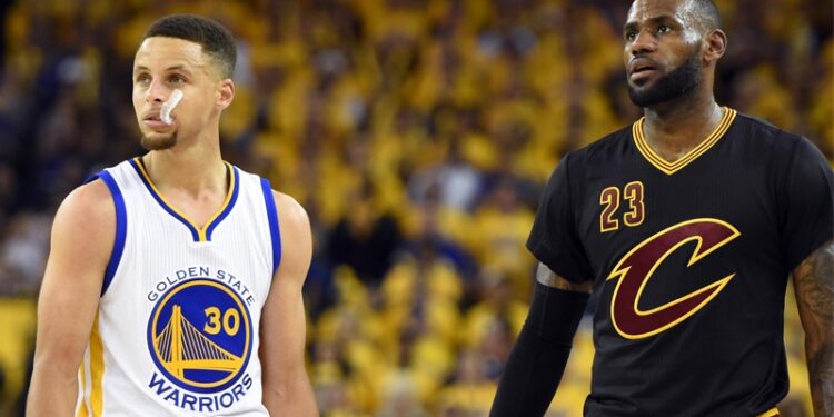 Stephen Curry y Lebron James