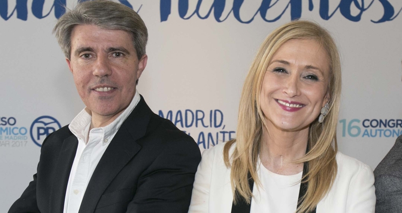 Ángel Garrido y Cristina Cifuentes