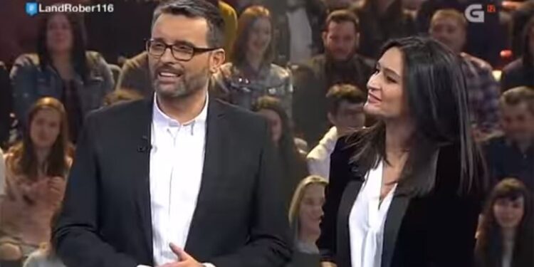 Alfonso Hermida y Tati Moyano, presentadores de 'Telexornal Serán'