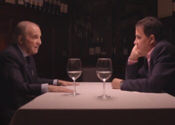 José María García y José Ramón de la Morena charlando