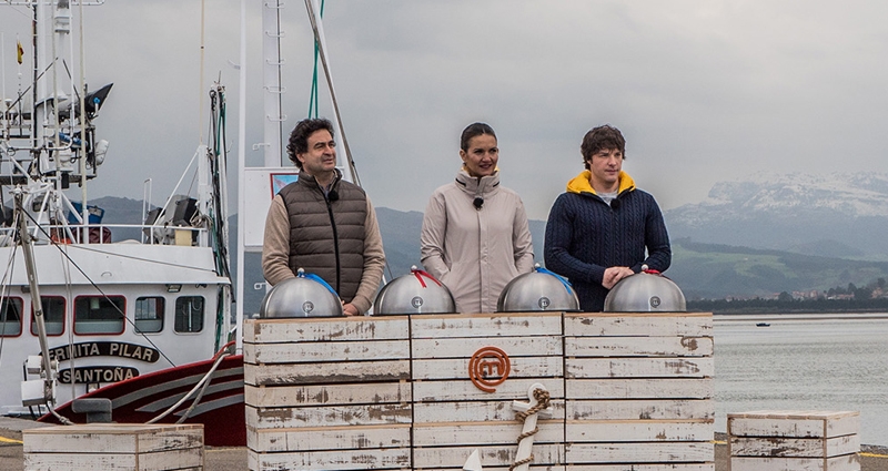 Pepe Rodríguez, Samtanha Vallejo-Nágera y Jordi Cruz en 'MasterChef'