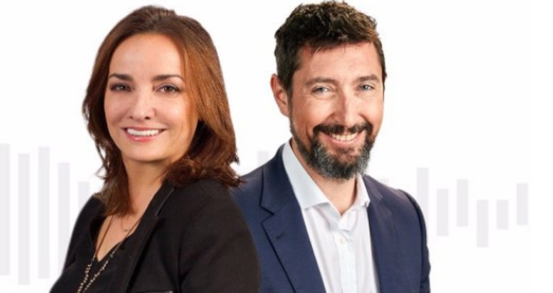 Pepa Bueno y Toni Garrido, presentadores de 'Hoy por Hoy', Cadena SER
