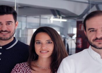 Franc Armesto, Ariana San Román y Sebastián Platero