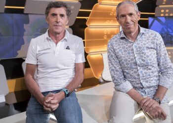 Perico Delgado y Carlos de Andrés, narradores de La Vuelta en TVE