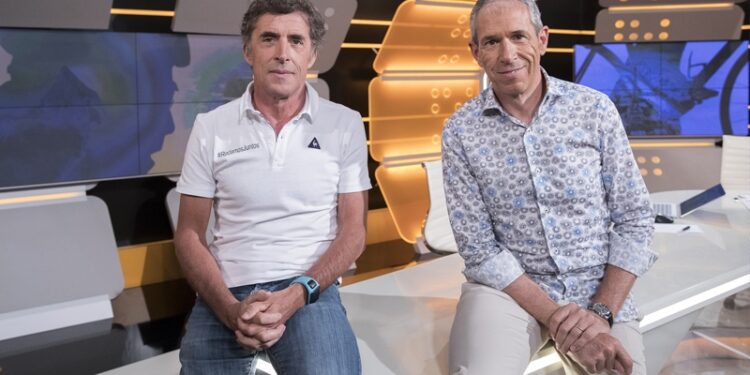 Perico Delgado y Carlos de Andrés, narradores de La Vuelta en TVE