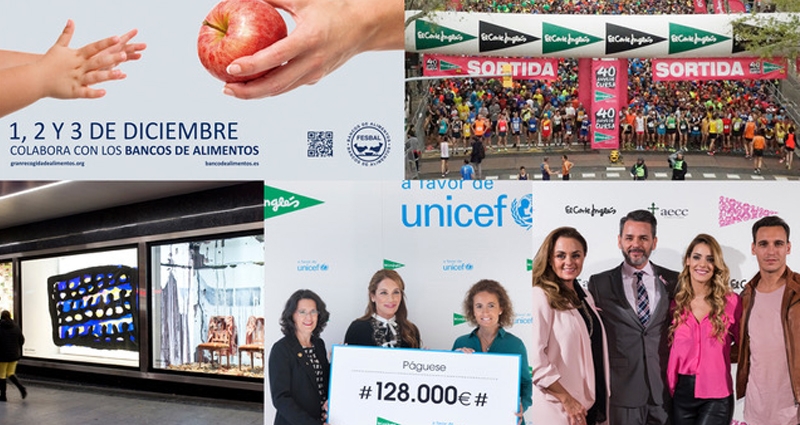 El Corte Inglés promovió más de 3.000 acciones y proyectos sociales, culturales y deportivos en 2017