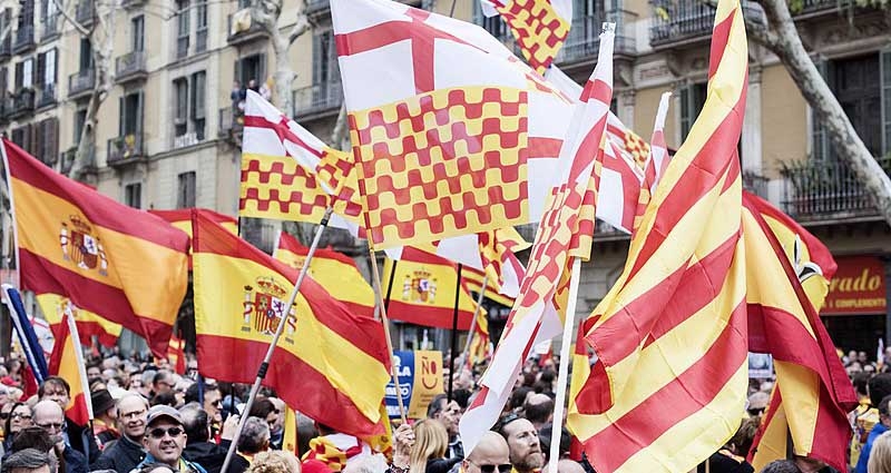 Manifestación a favor de la unidad de España