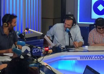 El Grupo Risa en una de sus intervenciones en 'El partidazo' (COPE)