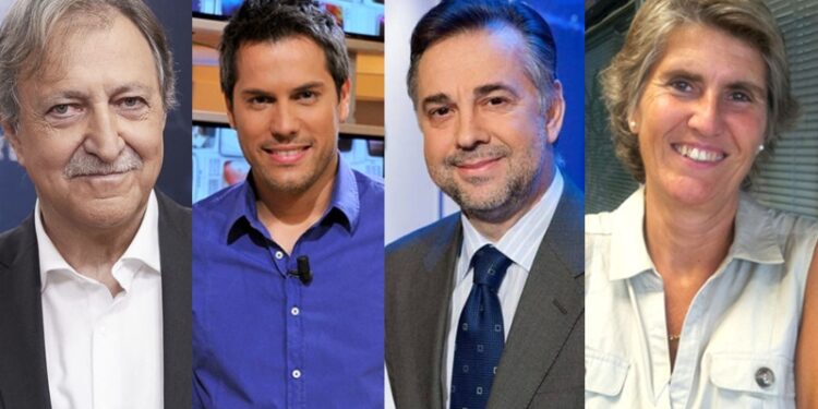 Paco Lobatón, Daniel Domenjó, Jenaro Castro y Paloma del Río, candidatos a presidir RTVE