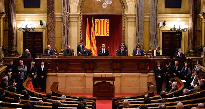 Sesión del Parlament de Cataluña