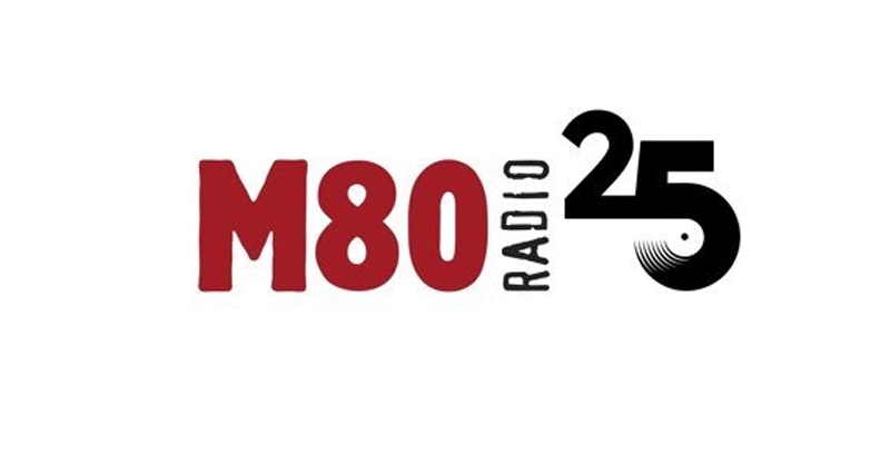 Logo especial de M80 con motivo de su 25º aniversario