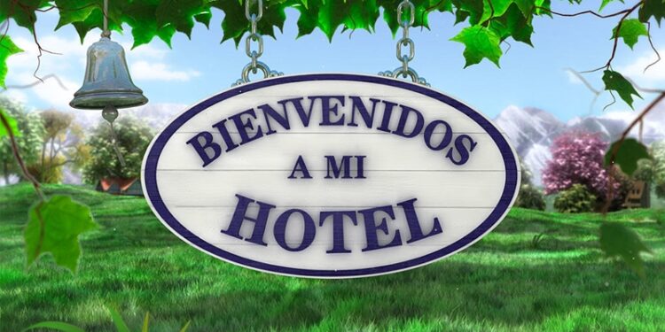 Logo de 'Bienvenidos a mi hotel' (Cuatro)