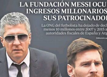Portada de 'ABC' en la que se informaba de las irregularidades de la Fundación Messi