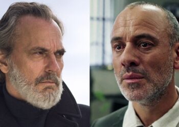 José Coronado y Javier Gutiérrez, protagonistas de 'Vivir sin permiso' (Telecinco) y 'Estoy vivo' (La 1), respectivamente