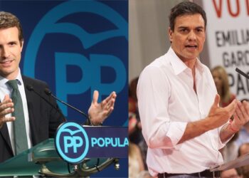 Pedro Sánchez y Pablo Casado exportan su particular marca España a Bruselas