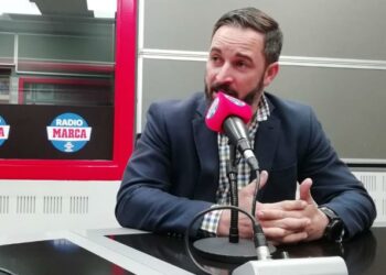 Santiago Abascal, durante su intervención en 'A diario' (Radio Marca)