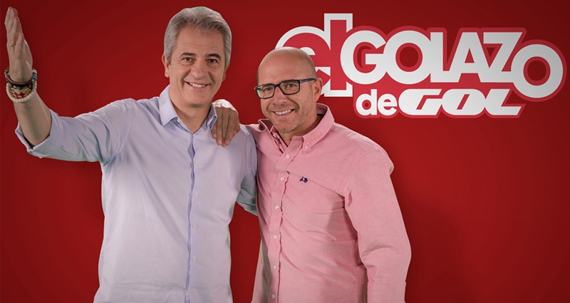 Manolo Lama y Jesús Gallego, presentadores de 'El golazo de Gol'