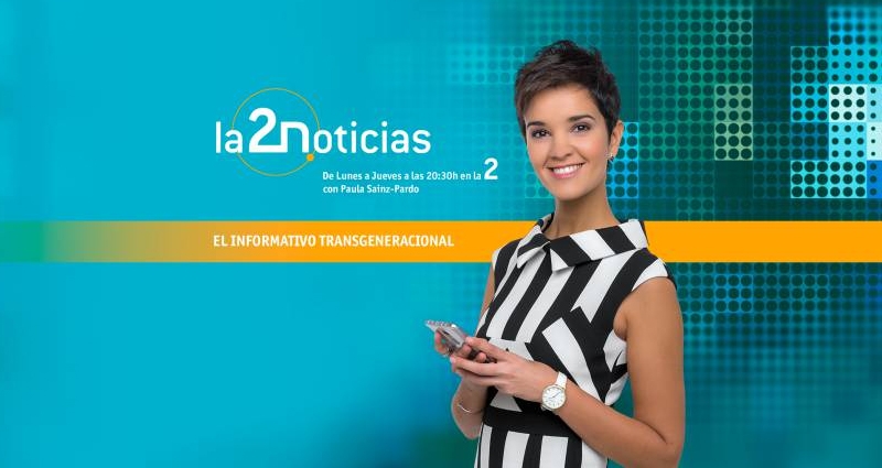 Paula Sainz-Pardo, nueva presentadora de 'La 2 Noticias'