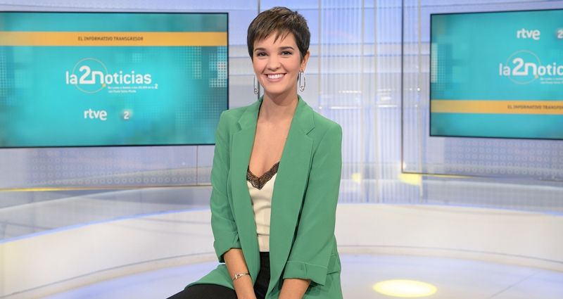Paula Sainz-Pardo, presentadora de 'La 2 Noticias'