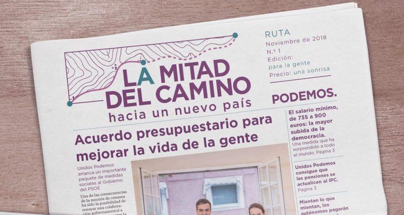 Así es el 'periódico' de Podemos