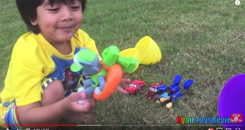 Imagen: Fotograma del canal Ryan ToysReview