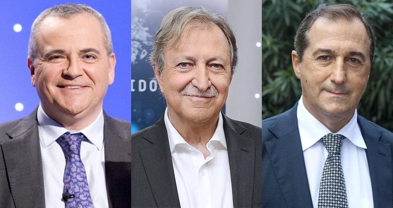 Juanma Romero, Paco Lobatón y Eladio Jareño, tres de los candidatos a presidir RTVE