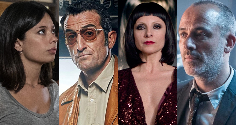 Anna Castillo, Luis Zahera, Najwa Nirmi y Javier Gutiérrez