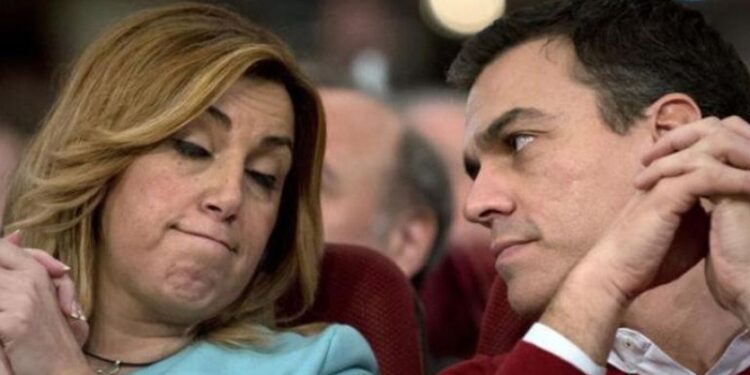 Imagen de archivo de Susana Díaz y Pedro Sánchez