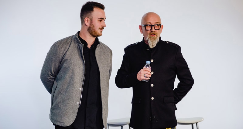 Nicolás Aparicio y Pedro Aparicio durante la gala de 'Los mejores de pr 2018'