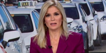 Sandra Golpe al frente de 'Antena 3 Noticias 1'