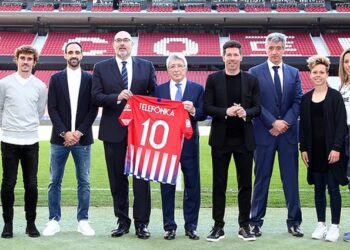 El Atlético de Madrid reforzará su marca merced a un acuerdo con Telefónica