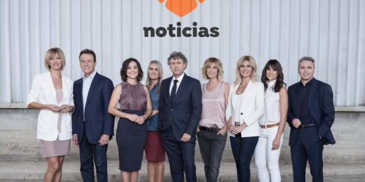 Parte del equipo de 'Antena 3 Noticias'