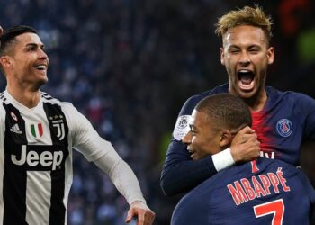 Cristiano Ronaldo, Neymar y Mbappé, estrellas de la Serie A y la Ligue 1, respectivamente
