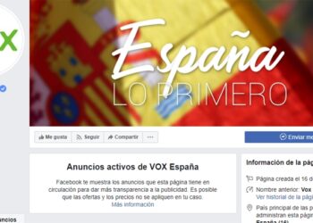 Vox detiene sus campañas en Facebook tras una circular de la AEPD