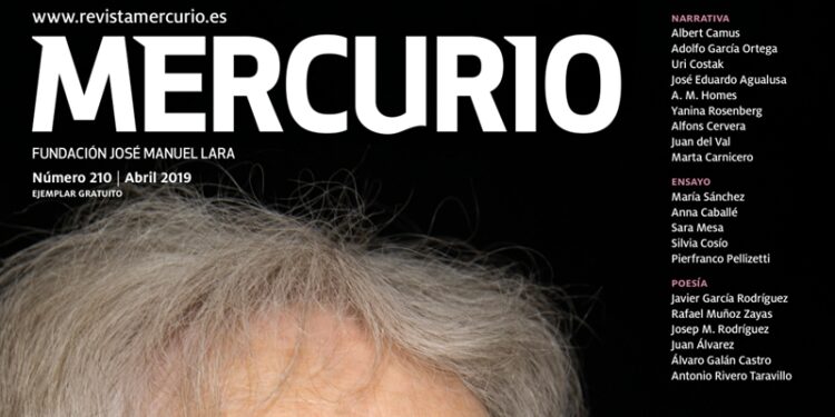 Última portada de la revista 'Mercurio', correspondiente al número de abril