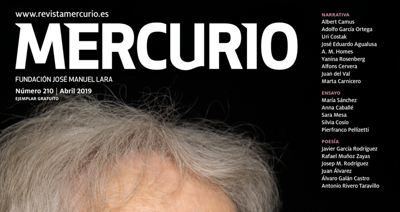 Última portada de la revista 'Mercurio', correspondiente al número de abril