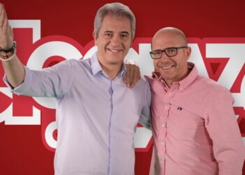 Manolo Lama y Jesús Gallego, presentadores de 'El golazo de Gol'