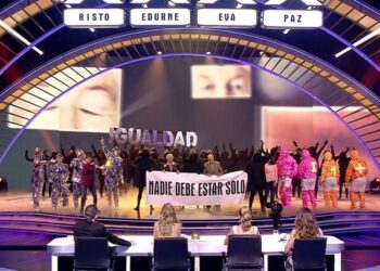 La Murga Zeta Zetas durante su actuación en la final de 'Got Talent España'