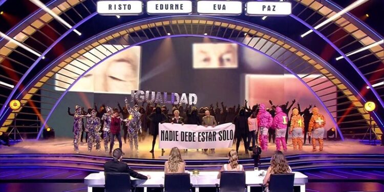 La Murga Zeta Zetas durante su actuación en la final de 'Got Talent España'